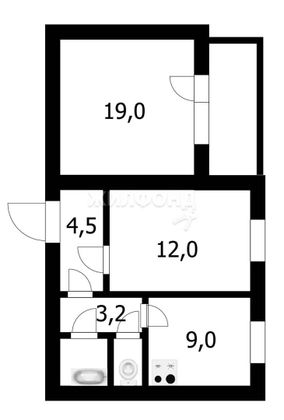 Продажа 2-комнатной квартиры 50,5 м², 4/10 этаж