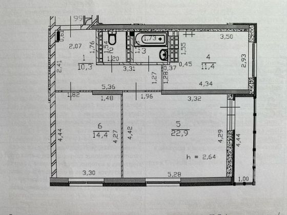 Продажа 2-комнатной квартиры 63 м², 21/25 этаж