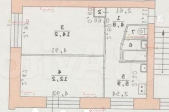 Продажа 2-комнатной квартиры 41 м², 1/5 этаж