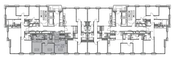 Продажа 2-комнатной квартиры 66,4 м², 2/20 этаж