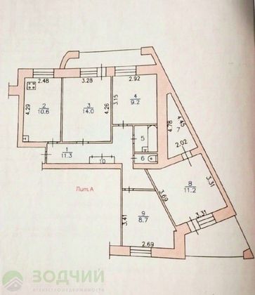 Продажа 4-комнатной квартиры 75 м², 3/9 этаж