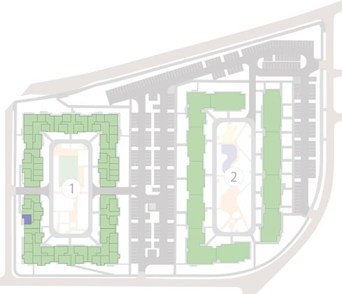 39,2 м², 1-комн. квартира, 1/4 этаж