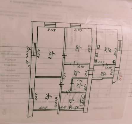 Продажа 3-комнатной квартиры 66,2 м², 1/1 этаж