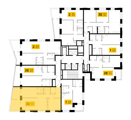 Продажа 3-комнатной квартиры 91 м², 3/19 этаж