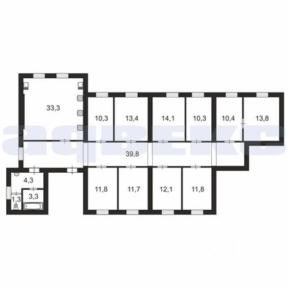 Продажа многокомнатной квартиры 199,2 м², 1/4 этаж