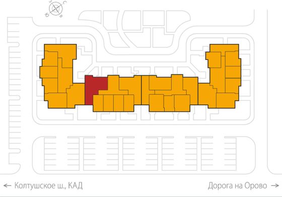 73,6 м², 3-комн. квартира, 5/8 этаж