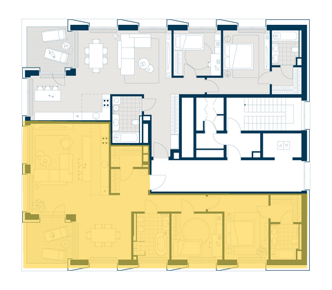 Продажа 3-комнатной квартиры 120,3 м², 2/6 этаж