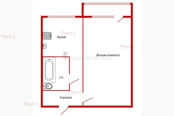 Аренда 1-комнатной квартиры 33 м², 6/9 этаж