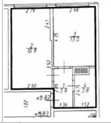 Продажа 1-комнатной квартиры 37,6 м², 9/9 этаж