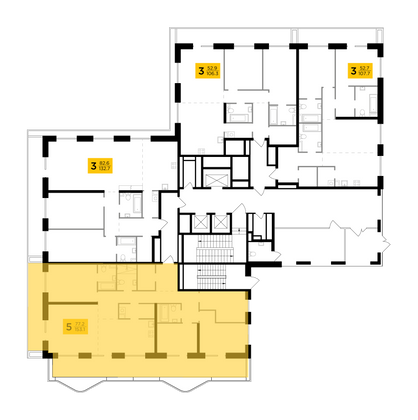 Продажа многокомнатной квартиры 152,6 м², 2/19 этаж