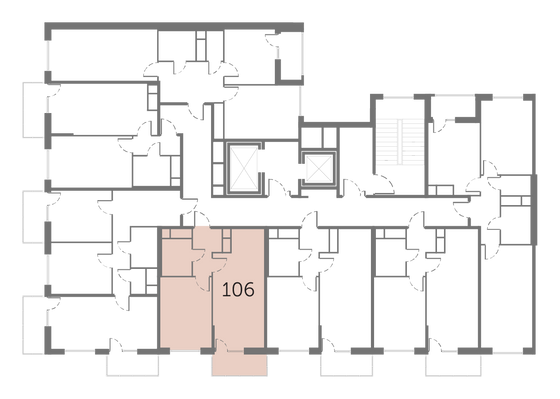 Продажа 1-комнатной квартиры 40,5 м², 6/10 этаж