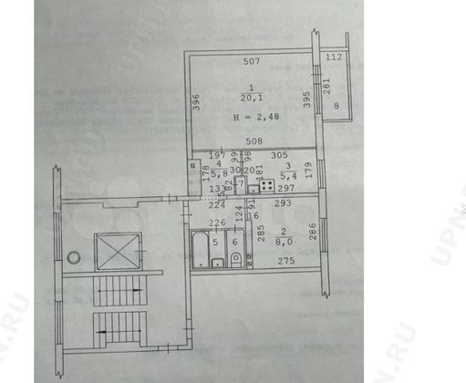 Продажа 2-комнатной квартиры 43 м², 6/9 этаж