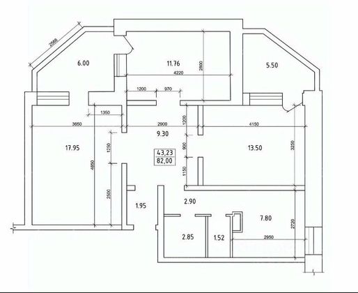 Продажа 3-комнатной квартиры 81 м², 5/6 этаж