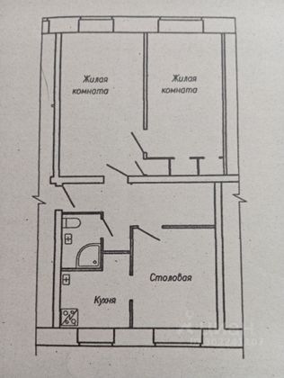 Продажа 3-комнатной квартиры 60,7 м², 1/5 этаж