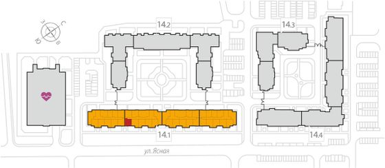 38,7 м², 1-комн. квартира, 5/8 этаж