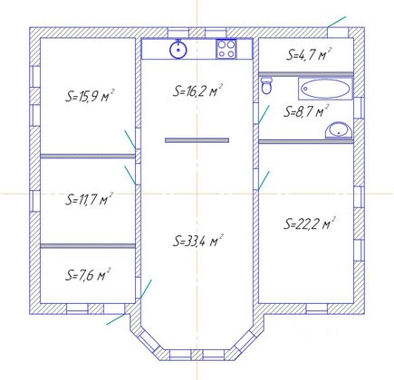 Продажа дома, 125 м², с участком 8 соток