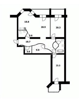 Продажа 3-комнатной квартиры 141,6 м², 4/11 этаж