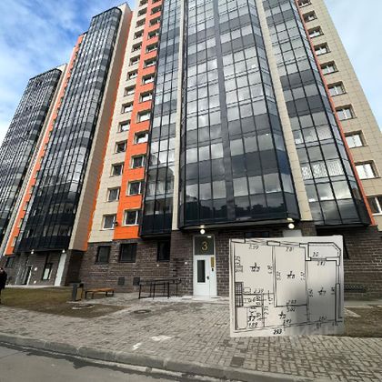 Продажа 2-комнатной квартиры 57 м², 12/18 этаж