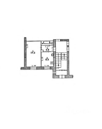 Продажа 1-комнатной квартиры 31,5 м², 1/3 этаж