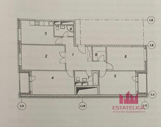 Продажа 4-комнатной квартиры 105,3 м², 20/22 этаж