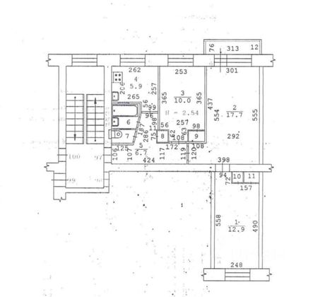 Продажа 3-комнатной квартиры 58 м², 5/5 этаж