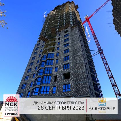 ЖК «Акватория», пр. Космонавтов, 1В, стр. 2 — 3 кв. 2023 г.