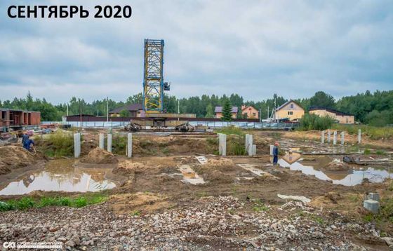 ЖК «Экопарк Сосновый», ул. Борцов Революции, 1А, к. 2 — 3 кв. 2020 г.