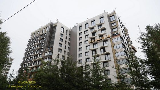 ЖК «ВЕРЕН НОРТ Сертолово», корпус 6 — 3 кв. 2026 г.