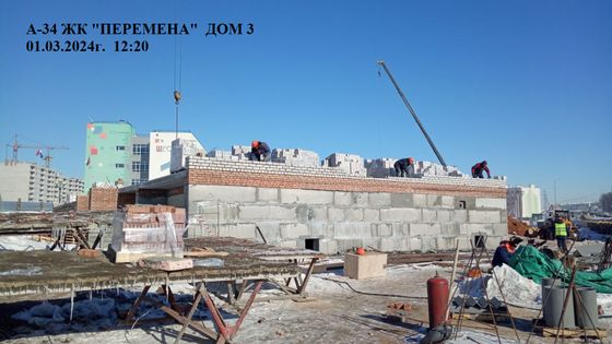 ЖК «Перемена», корпус 3 (2 оч.) — 1 кв. 2024 г.