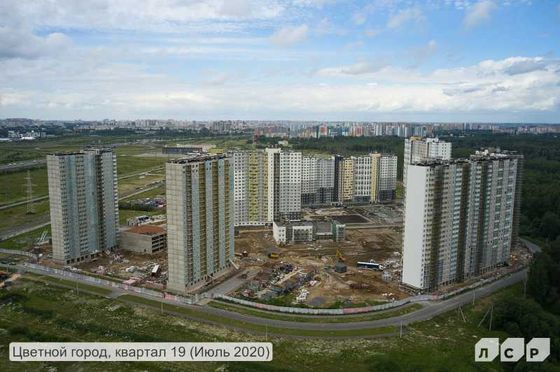 ЖК «Цветной город», Муринская дорога, 25, к. 1 — 3 кв. 2020 г.