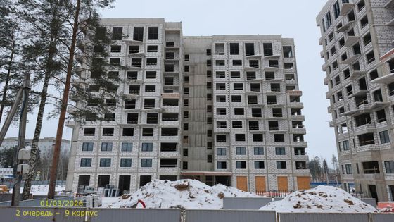 ЖК «ВЕРЕН НОРТ Сертолово», корпус 9 — 1 кв. 2026 г.