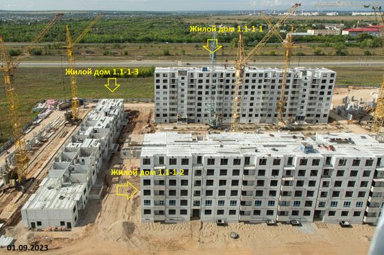 Жилой район «Южный город», ул. 75-летия Победы, 3 — 3 кв. 2023 г.