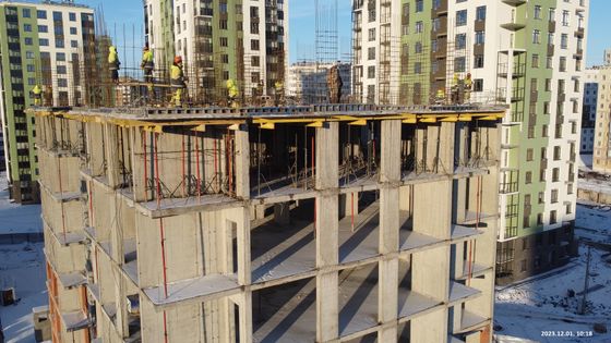 ЖК «Парковый»,  Молодёжный пр., 19Б — 4 кв. 2023 г.