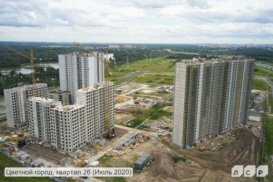 ЖК «Цветной город», Муринская дорога, 8, к. 1 — 3 кв. 2020 г.