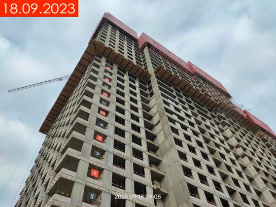 ЖК «Sky Garden» (Скай Гарден), Строительный проезд, 9 — 3 кв. 2023 г.
