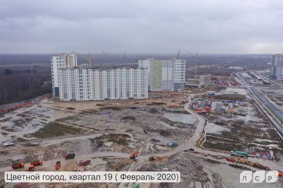 ЖК «Цветной город», Муринская дорога, 31, к. 1 — 1 кв. 2020 г.