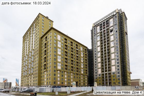 ЖК «Цивилизация на Неве», ул. Дыбенко, 3 — 1 кв. 2024 г.