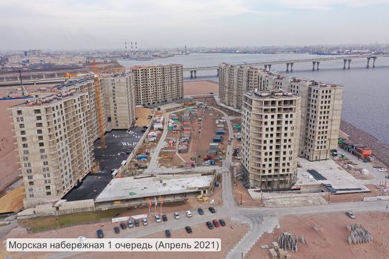 ЖК «Морская набережная. Бульвар», пр. Крузенштерна, 2 — 2 кв. 2021 г.