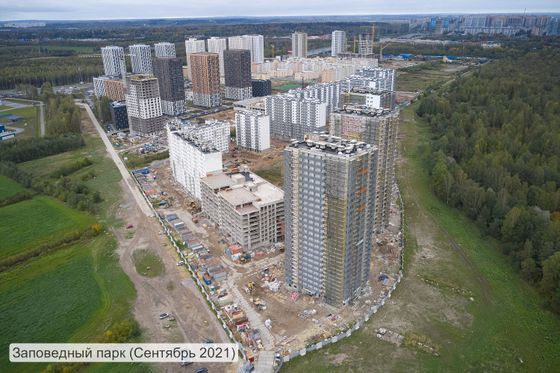 ЖК «Заповедный парк», пр. Орлово-Денисовский, 15, к. 1 — 3 кв. 2021 г.