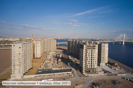 ЖК «Морская набережная. Бульвар», пр. Крузенштерна, 2 — 2 кв. 2021 г.