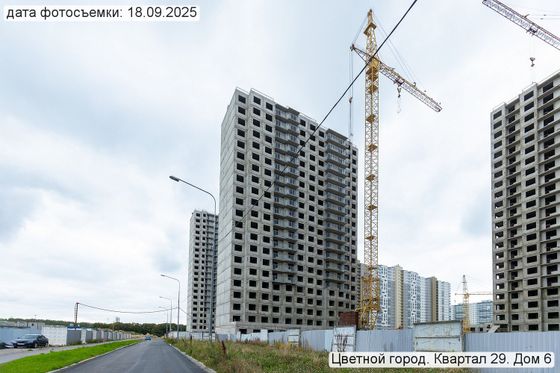 ЖК «Цветной город», корпус 6 (квартал 29) — 3 кв. 2025 г.
