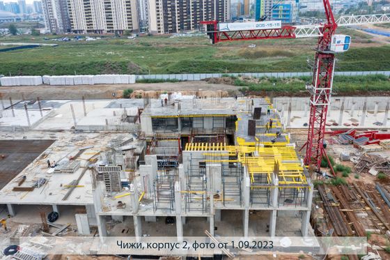 Микрорайон «Чижи», корпус 1.2 — 3 кв. 2023 г.