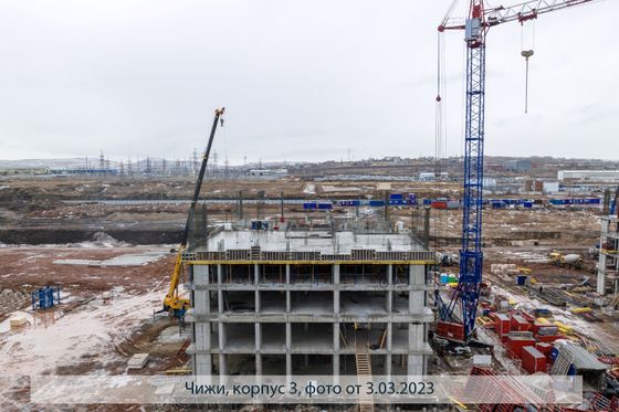 Микрорайон «Чижи», ул. Петра Подзолкова, 15Б, к. 3 — 1 кв. 2023 г.