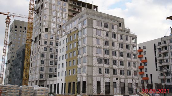 Квартал «Черника», пр. Александра Суворова, 15, к. 8 — 3 кв. 2021 г.