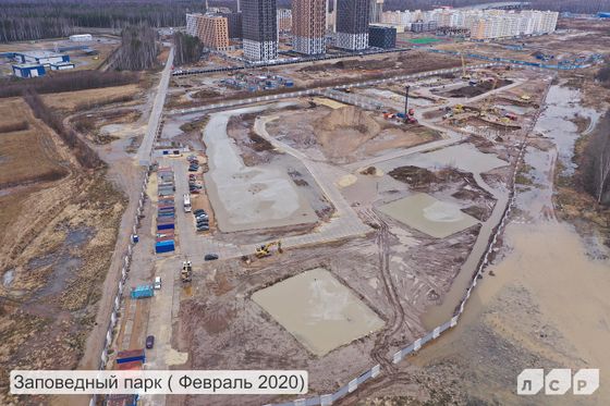 ЖК «Заповедный парк», наб. реки Каменки, 25 — 1 кв. 2020 г.