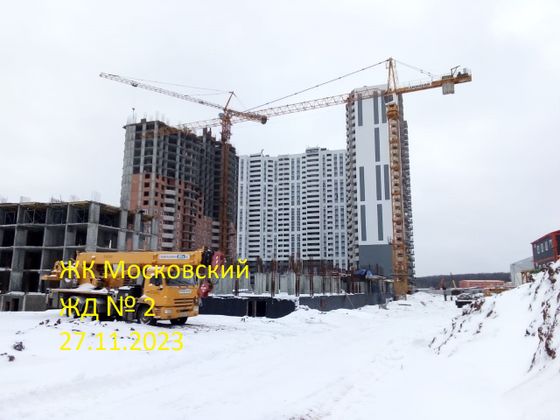 ЖК «МОСКОВСКИЙ», 18-й километр, 55 — 4 кв. 2023 г.