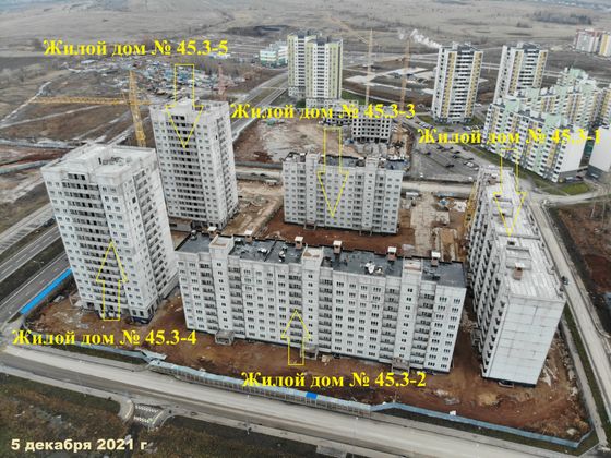 Жилой район «Южный город», ул. Челышевская, 1 — 4 кв. 2021 г.