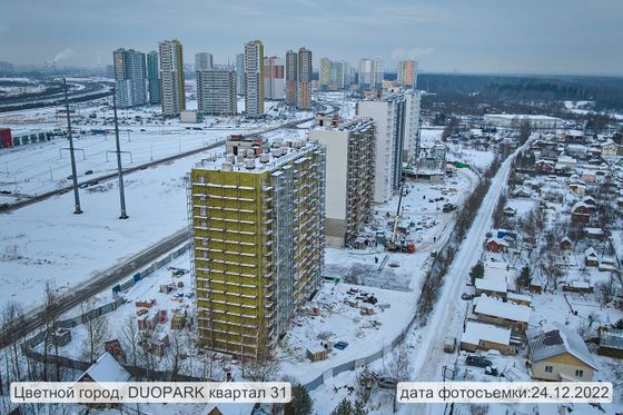 ЖК «Цветной город», Муринская дорога, 11, к. 1 — 4 кв. 2022 г.