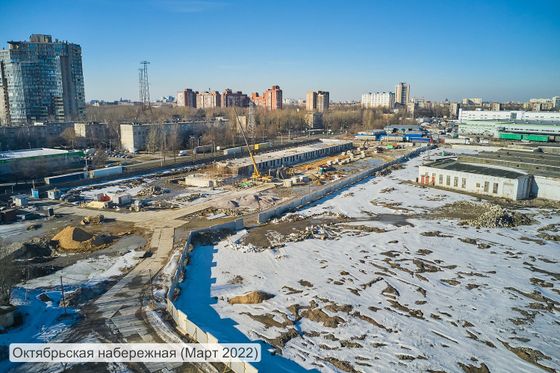 ЖК «Октябрьская набережная», пр. Большевиков, 68, к. 1 — 1 кв. 2022 г.