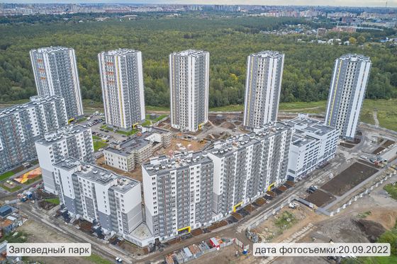 ЖК «Заповедный парк», наб. реки Каменки, 23 — 3 кв. 2022 г.